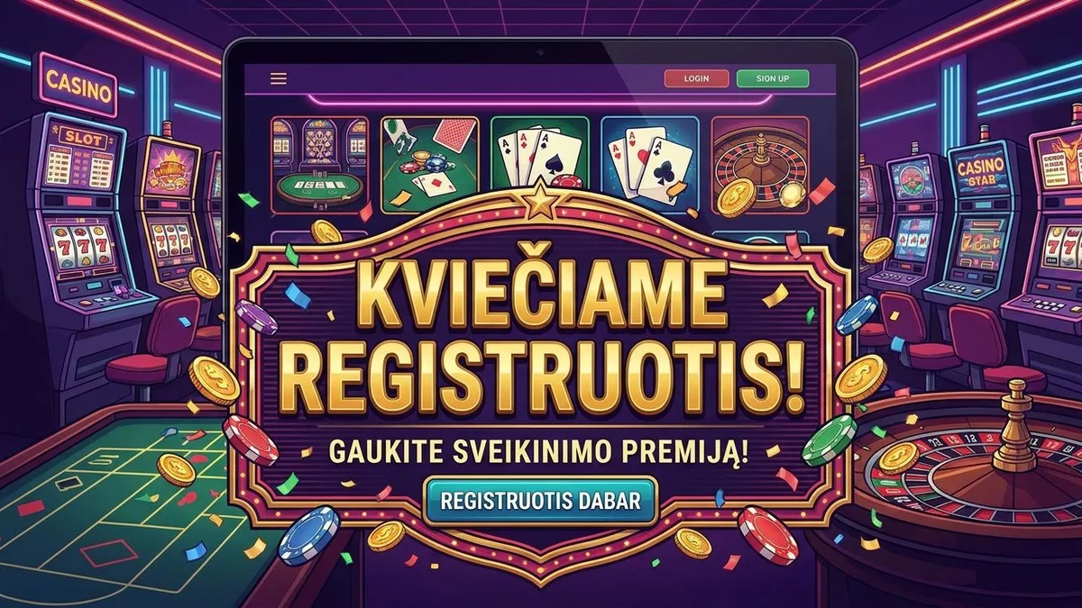 Registracija su bonusu